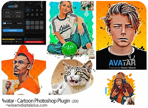 بایگانی‌های vector sketch avatar cartoon photoshop plugin - لرن دیجیتال پلاس