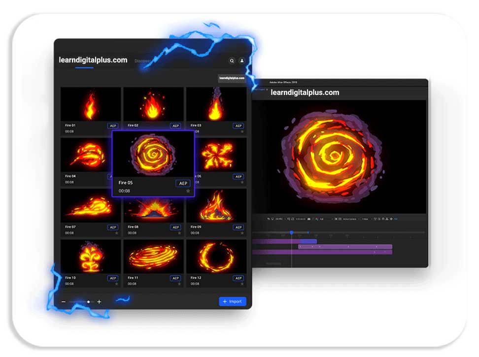 FX Master-Cartoon Action Elements