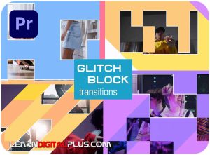 ترانزیشن پریمیر Block-glitch