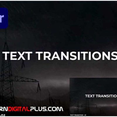 ترانزیشن پریمیر Fashion text